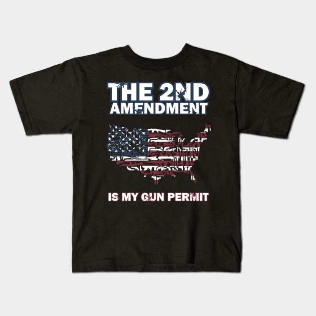 2nd Amendment Kids T-Shirt by soaktrendingworld